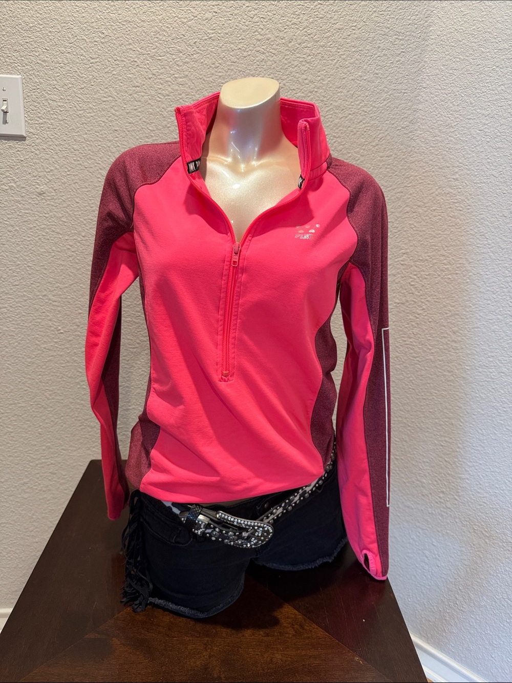 Victoria's Secret Pink Half-Zip Performance Pullover